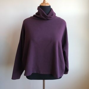 Lou & Grey Cropped Turtleneck Sweater